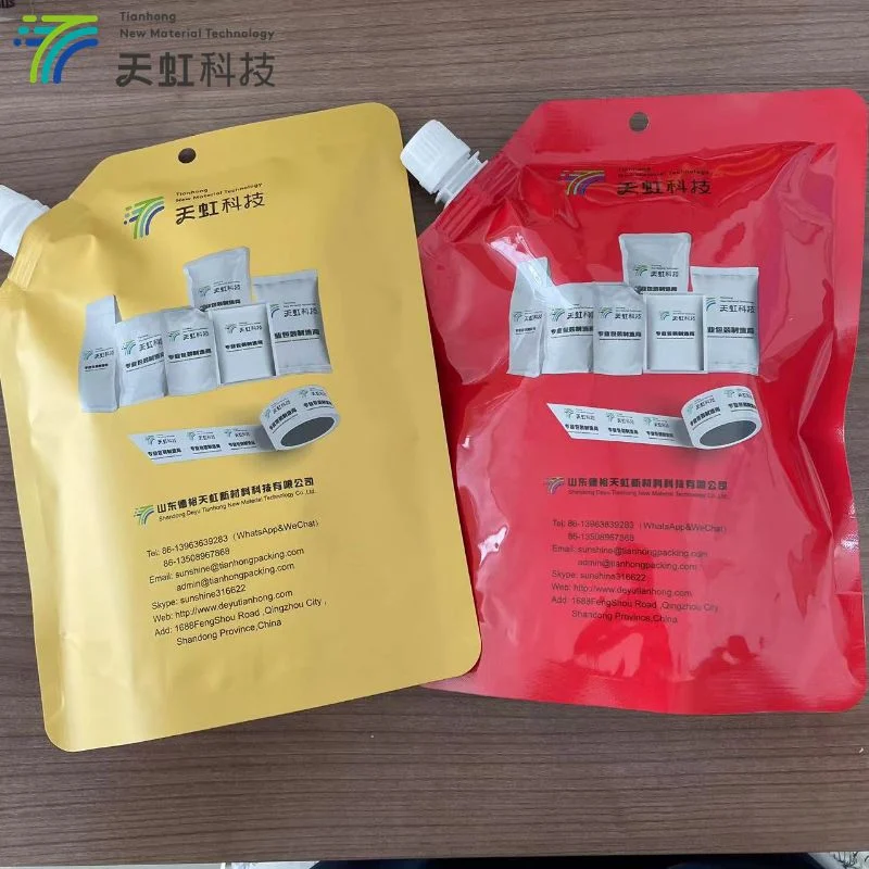 China Made Plastic Doypack Spout Beverage Standing Bag.