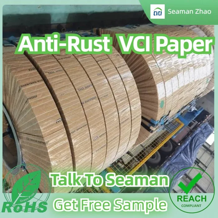 Anti Rust Vci Crepe Kraft Paper, Wrapping Paper for Metal Parts