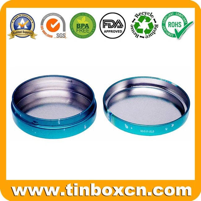 Food Tin Box Packaging for Round Metal Small Mini Tins