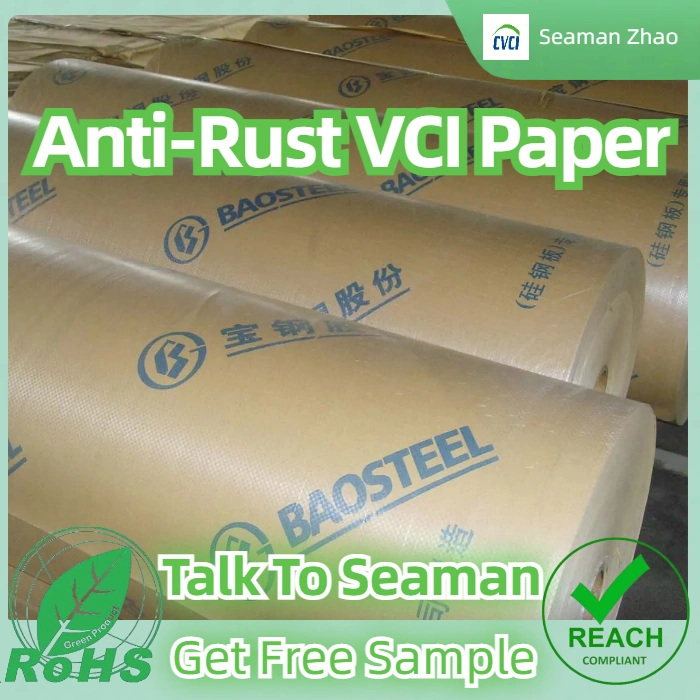 Anti Rust Vci Crepe Kraft Paper, Wrapping Paper for Metal Parts