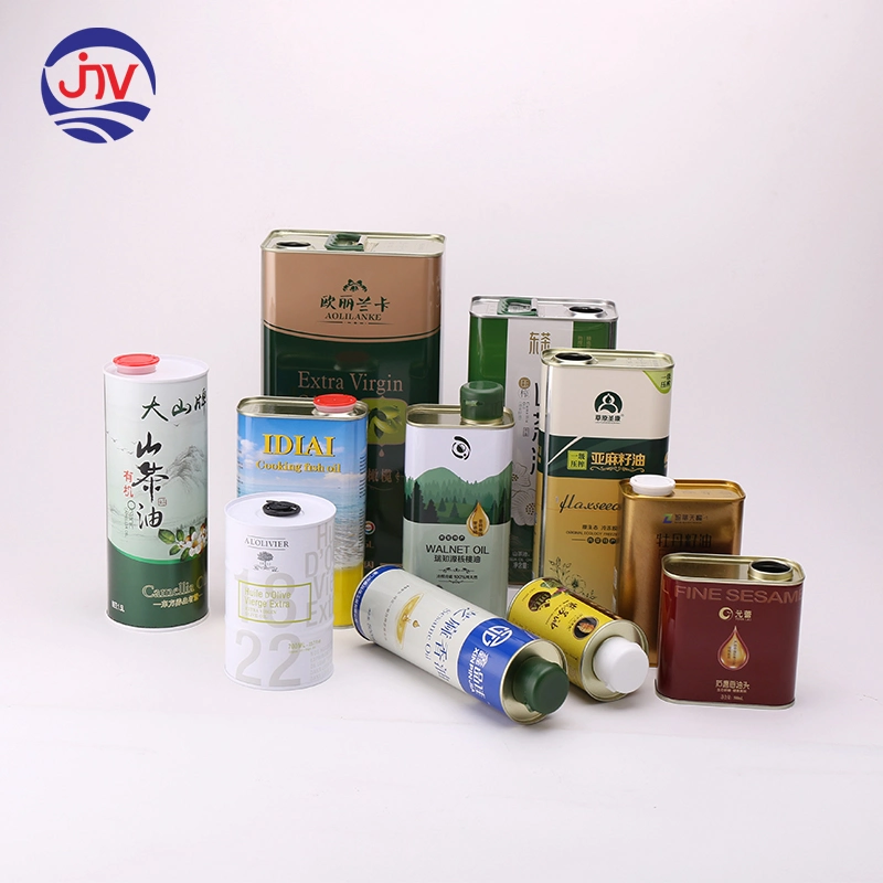 Metal Boxes Tin Packaging Sunflower Cooking Oil