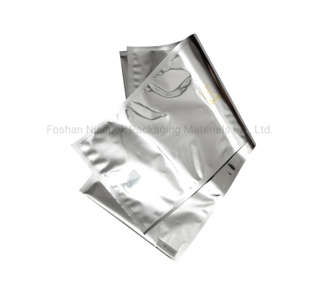 Ziplock 8-Side Sealed Moisture Barrier Aluminum Foil Pouch for SMD Transportation