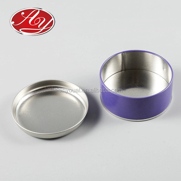 Small Aluminum Aromatherapy Candle Metal Tin Jar Can Tin Box