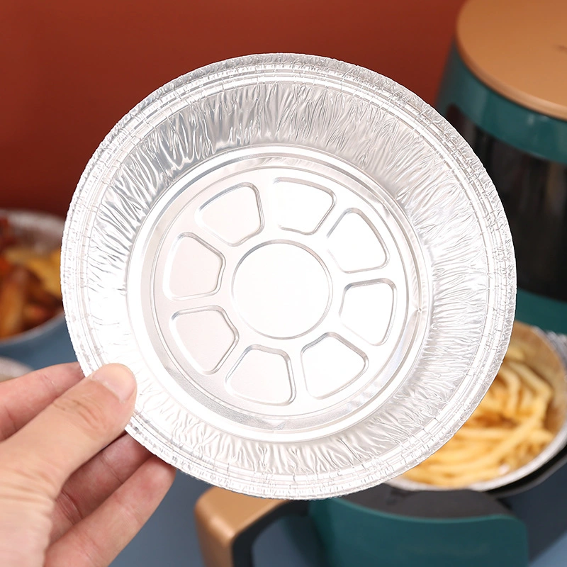 Foil Aluminum Food Tray Aluminium Boxes Containers Lid Carry with Plastic Packing