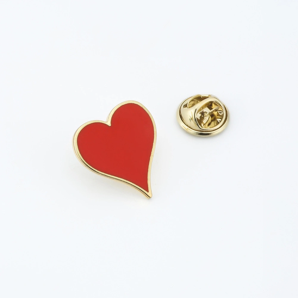 Custom Print Logo Metal Tin Lapel Pin with Clutch on Back