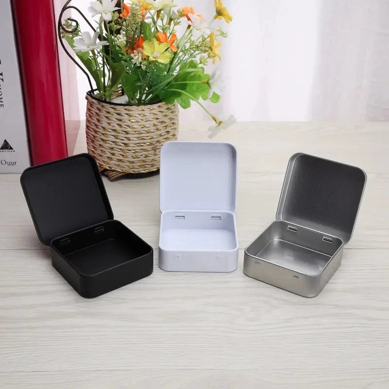 Candy Gift Packaging Container Small Metal Tin Box