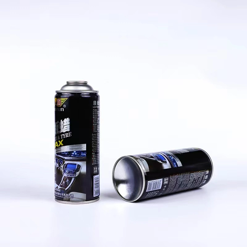 Custom Cmyk Printing Small Empty Refillable Aluminum Aerosol Spray Bottle Tin Cans for Lubricant Spray