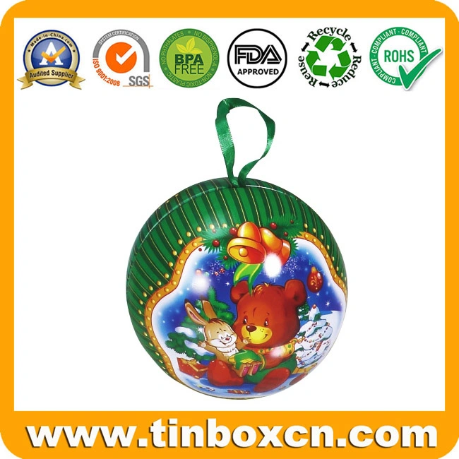 Tinplate Ball-Shaped Metal Packaging Box