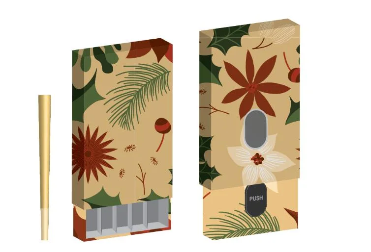 Custom Metal Food Packaging Box Round Nuts Gift Tin Case