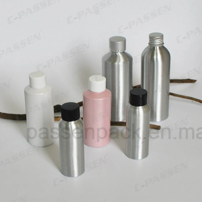Glass and Aluminum Dropper Bottle for Cosmetic Oil Packaging (PPC-ACB-023)