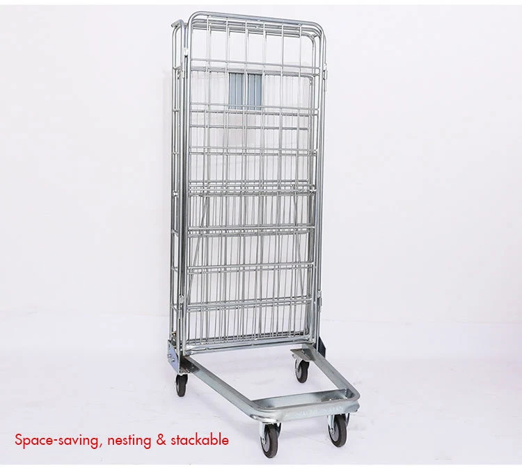 Roll Mesh Small Steel Cage Wire Cage Industrial Metal Cage Storage Container