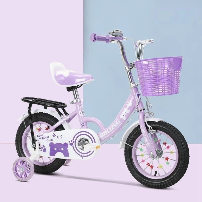 New Model 12/14/16/18/20 Inch Kids Bike Children Bicycles Bicycle for Boys and Girls 2-5-6-8-9 Years Olds