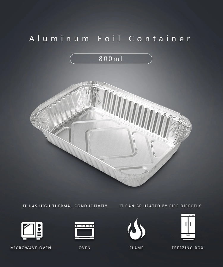 Aluminum Foil Pan Containers Foil Takeaway Food Container Tin Foil Pan