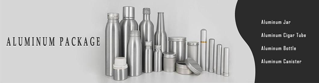 Nb-Pack Metal Aluminum Tin Container with Lid Aluminum Pill Jars