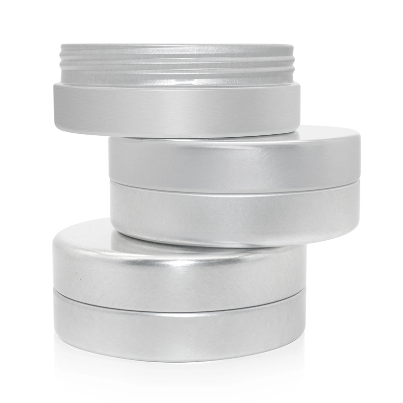 Hot Sale 4oz Empty Child Resistant Aluminum Round Rectangle Tins Cans