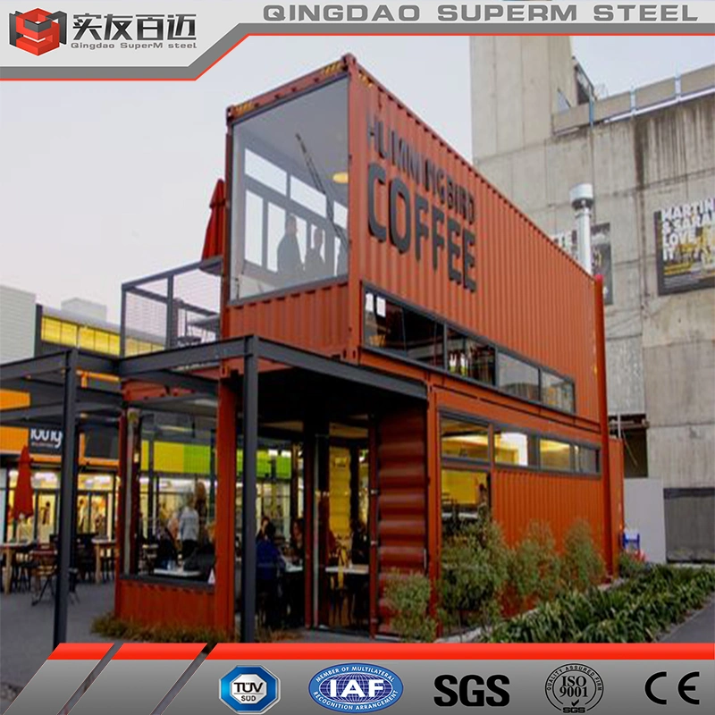 Easy Installation Quick Build Comercial Building Steel Structure Container House for Restaurant