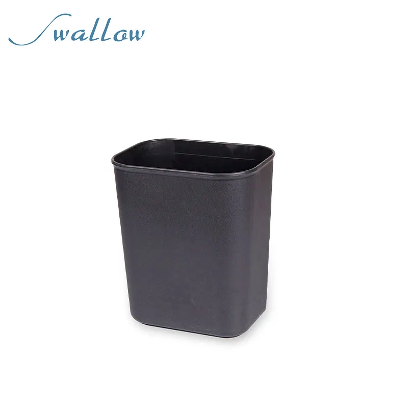 8L Hot Sale Mini Plastic Small Trash Cans Rectangular Hotel Use