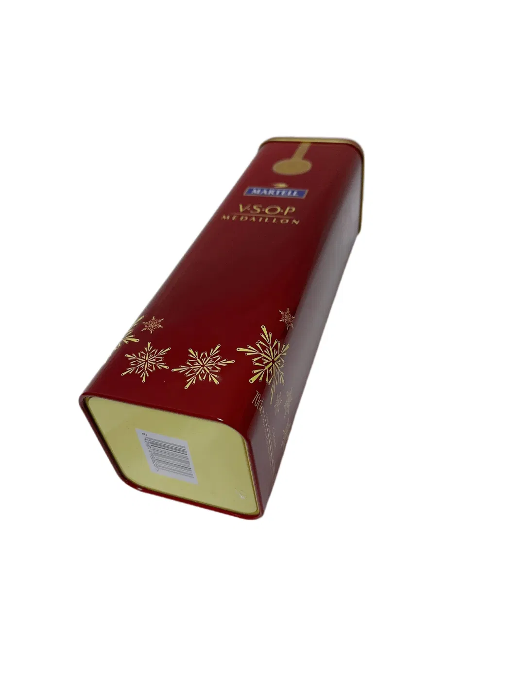 Square Shape Wine Liquor Tin Box Metal Tin Bottle Wine Tin Can Gift Packaging Tin Box