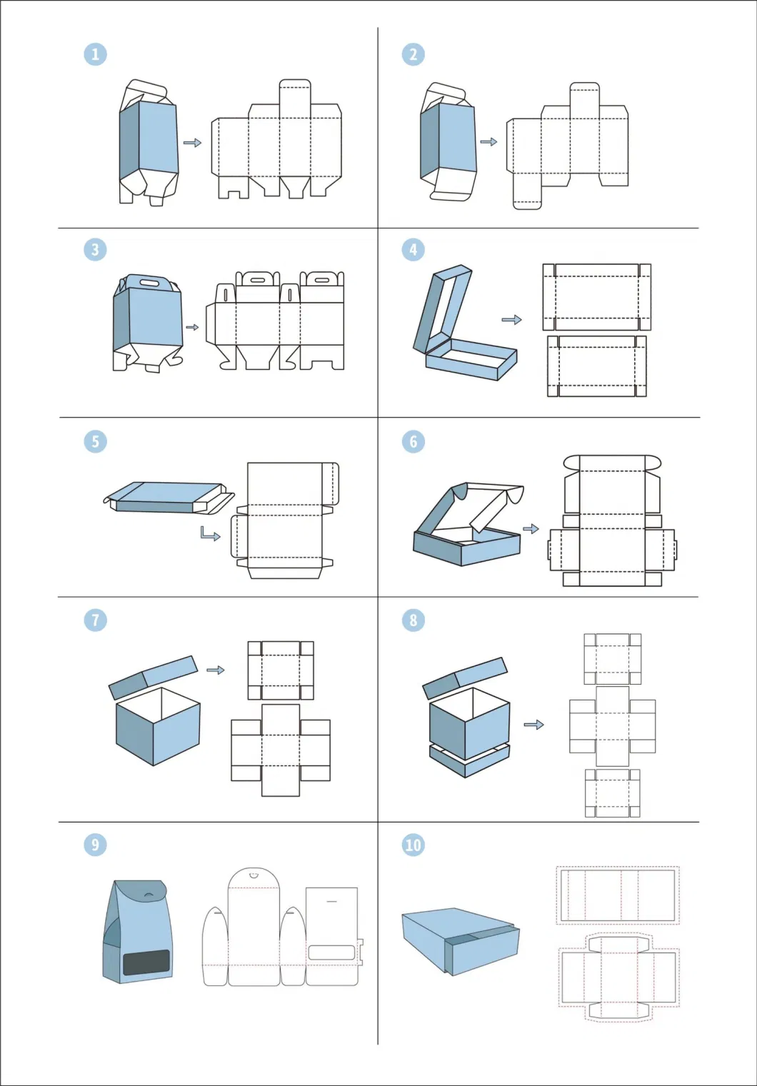 Wholesale Custom Sized Offset Printing Rectangle Cardboard Food Packaging for Macaron Doughnut Packaging Boxes