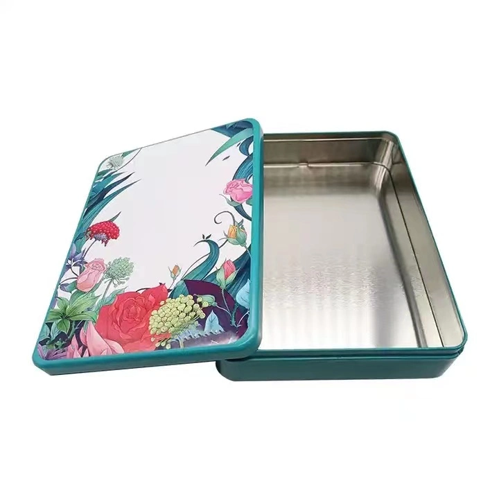 Custom-Designed Recyclable Food Safety Gift Metal Box Cosmetic Tin Packaging