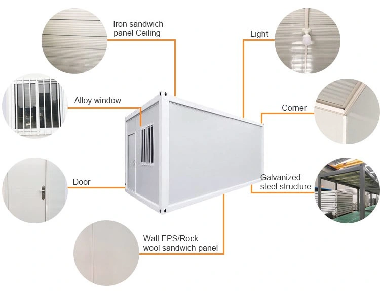 Eco-Friendly Prefab Flat Pack Container Warehouse