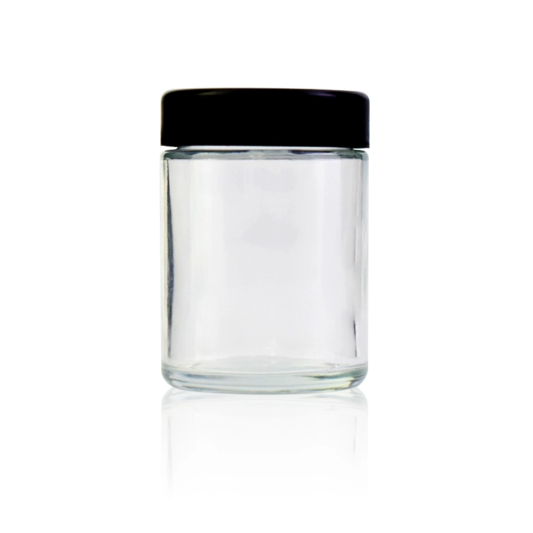 4oz Glass Jar Lid Storage Small Frosted Cheap Jars Square Wholesale and Bottles Black Sale Packaging Metal Mini Bottle