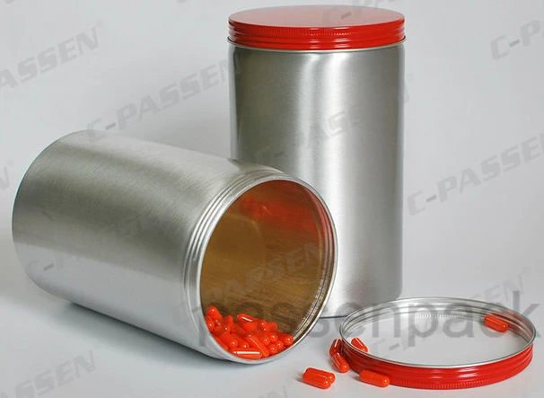 350ml Round Aluminum Candle Can with Screw Lid Metal Spice Tin