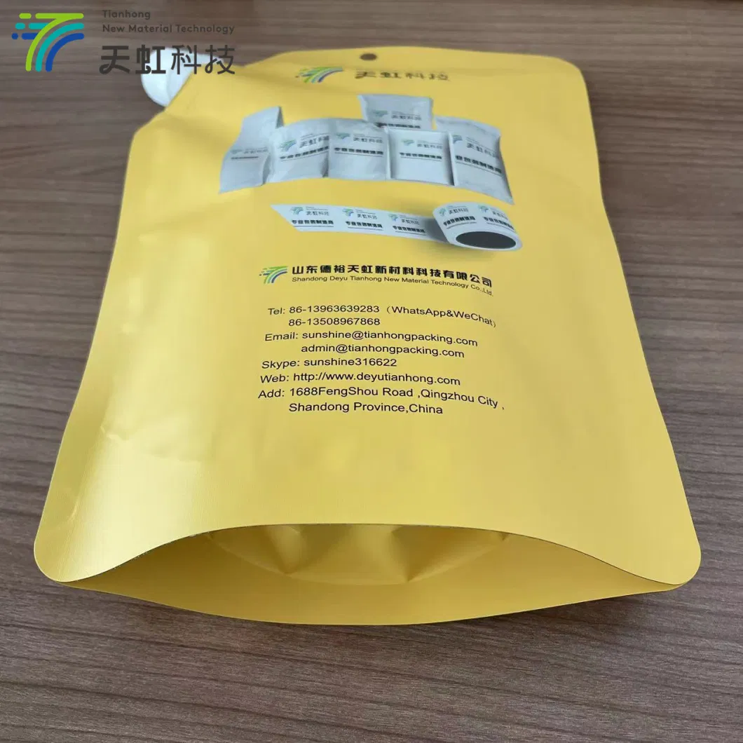 Upright Plastic Bag Transparent Liquid Bag with Mouth