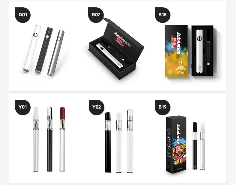 510 Battery Rechargeable Complete Cart with Packaging Closed Vaping System