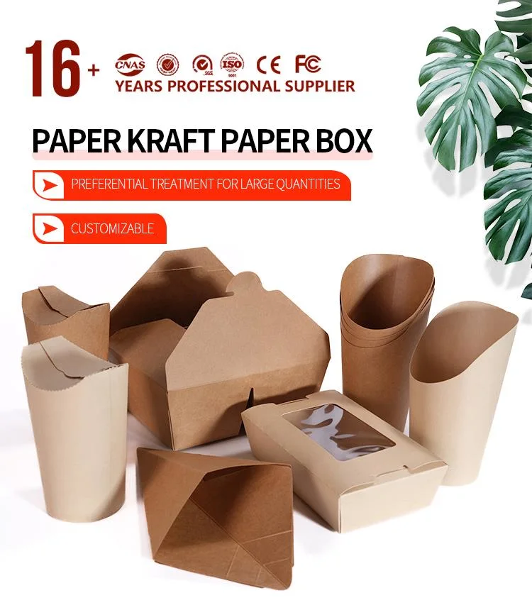 Wholesale Food Packaging Kraft Paper Box