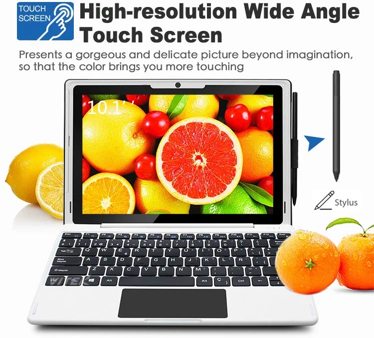 10.1 Inch Educational 2 in 1 School Children Student Learning Rugged Laptop Notebook