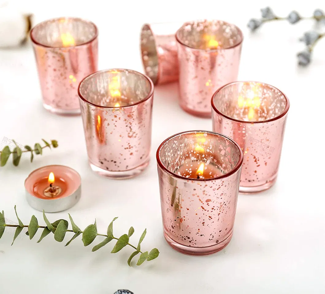 8oz 9oz Amber Brown Glass Candle Jar with Tin Lids