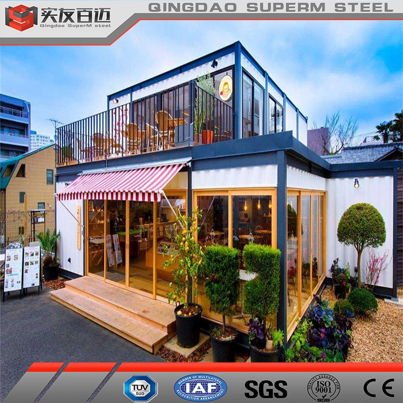 Easy Installation Quick Build Comercial Building Steel Structure Container House for Restaurant