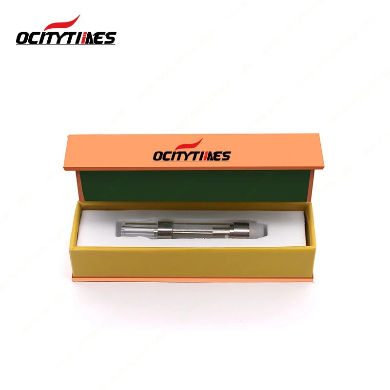 Ocitytimes Customized Logo Coated Paper Tube Box Disposable Device Cartridge Packaging with Childproof Lock