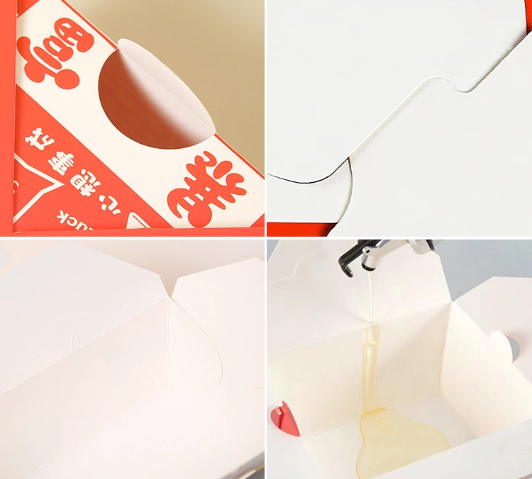 OEM Food Boxes Takeaway Packaging Biodegradable Noodle Packaging Paper Box