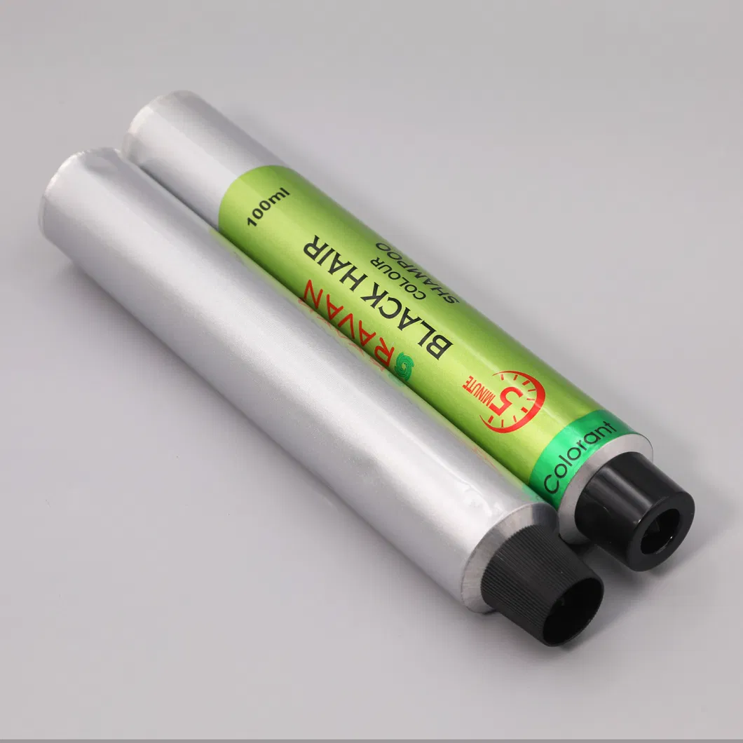 Matte Printing Collapsible Aluminum Metal Squeezed Tube Packaging