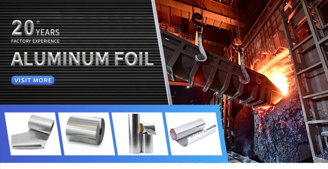 8011 10 Micron Aluminum Foil Jumbo Roll Food Grade Aluminum Foil Roll
