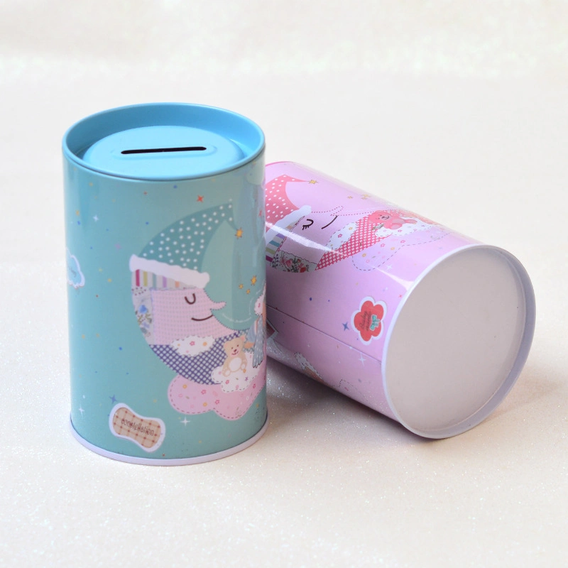 Custom Printed Small Candy Tin Bucket Tinplate Handle Metal Packaging