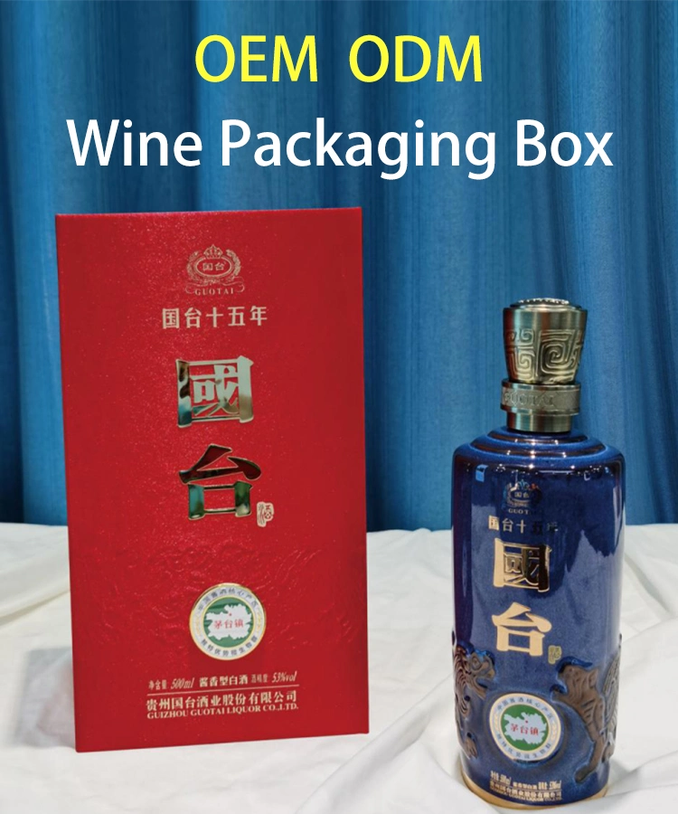 Firstsail Professional Custom Whiskey Wine Tin Box Paper Tube Packaging with Metal Lid Caps