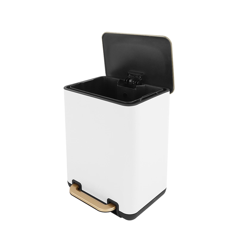 New Design Metal 6L Small Trash Can with Lid