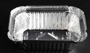 1 1/2lb Oblong Deep Pan Disposable Aluminum Foil Tins Portable Food Containers