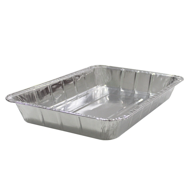 High Capacity 1500ml 2000ml Aluminum/Aluminium Foil Food Container for Trays Takeout