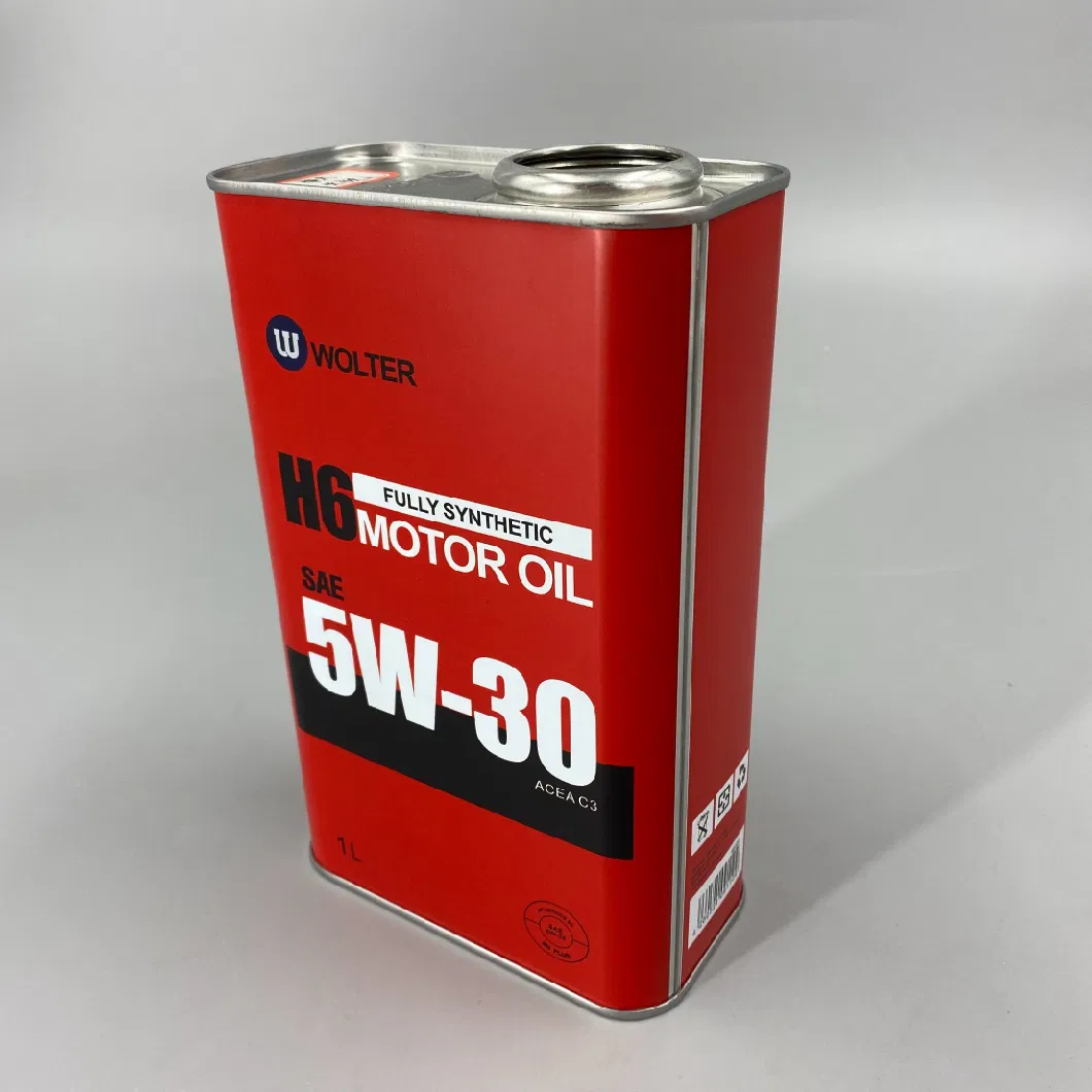 Empty Metal Packaging Rectangular Tin Can for Machine Engine Oil