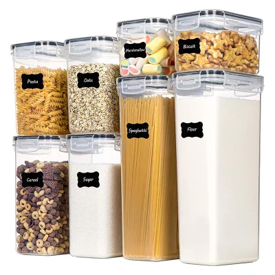 Farina zucchero e cereali plastica contenitori per alimenti a tenuta stagna