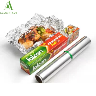  8011 rotoli di alluminio per uso domestico confezionamento alimentare OEM Soft stampato 3-300mm Carta per cucina in alluminio per impieghi pesanti personalizzabile per confezionamento metall Lamina di alluminio