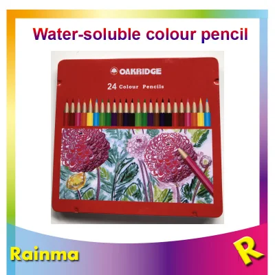 24 disegno a matita colorata solubile in acqua per bambini