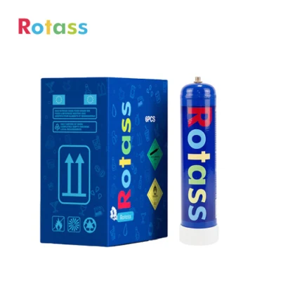 Rotass 0.95L cilindro di ossido di azoto all′ingrosso panna montata caricatore Laughing Contenitore per gas per acquirenti all′ingrosso