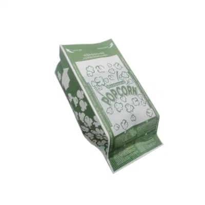  Riscaldamento di alta qualità sacchetti di carta per alimenti sacchetti di popcorn carta Con finestra con fascetta a stagno