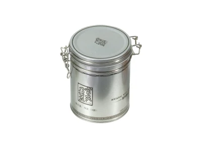  Taniche in metallo a tenuta d′aria di forma rotonda per tè e caffè Té Tin Pachaging Tin Box tè e caffè Confezione Tin Scatola