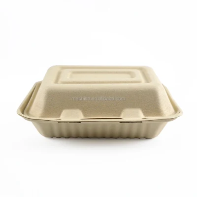 Scatole da asporto scatole per alimenti biodegradabili scatole per fast food confezionamento a prelievo